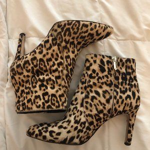 Sam Edelman Leopard Print Booties